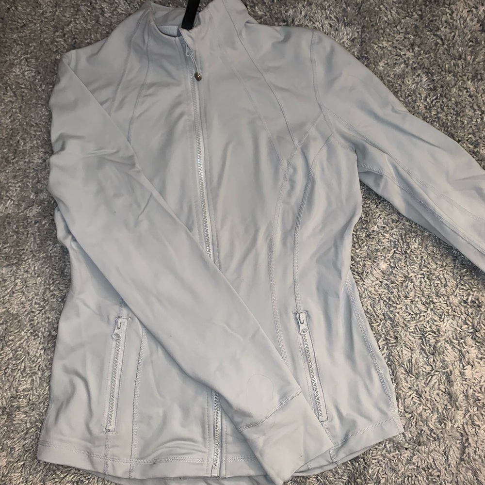 Grey full zip jacket
